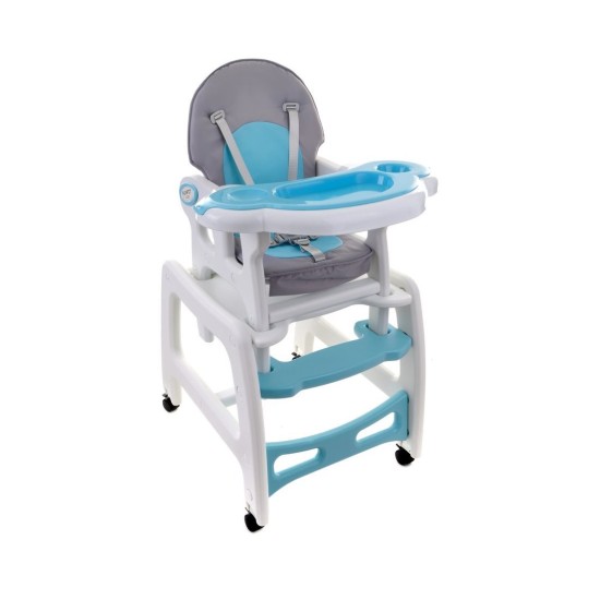 Maitinimo Kėdutė-Transformeris 5*1 Funfit blue  grey