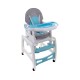 Maitinimo Kėdutė-Transformeris 5*1 Funfit blue  grey