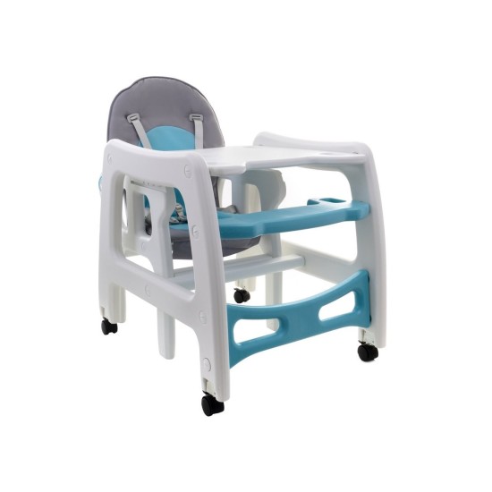 Maitinimo Kėdutė-Transformeris 5*1 Funfit blue  grey