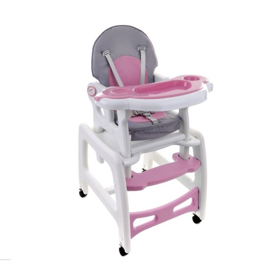 Maitinimo Kėdutė-Transformeris 5*1 Funfit rose