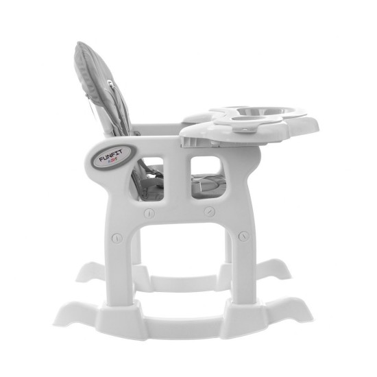 Maitinimo Kėdutė-Transformeris 5*1 Funfit pilka