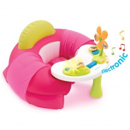 Lavinamoji muzikinė kėdutė – staliukas SMOBY Cotoons Cosy Seat Pink