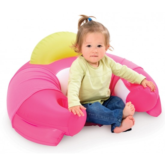 Lavinamoji muzikinė kėdutė – staliukas SMOBY Cotoons Cosy Seat Pink
