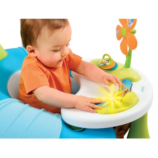 Lavinamoji muzikinė kėdutė – staliukas SMOBY Cotoons Cosy Seat Blue
