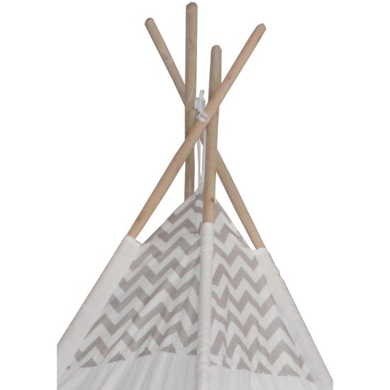Žaidimų palapinė Enero, tipis WIGWAM su kilimėliu ir 2 pagalvėlėmis "Classic"