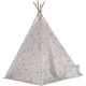 Žaidimų palapinė Enero, tipis WIGWAM su kilimėliu ir 2 pagalvėlėmis "Flaming"