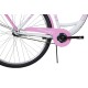 Moteriškas dviratis MalTrack dydis 28" (balta/rožinė)