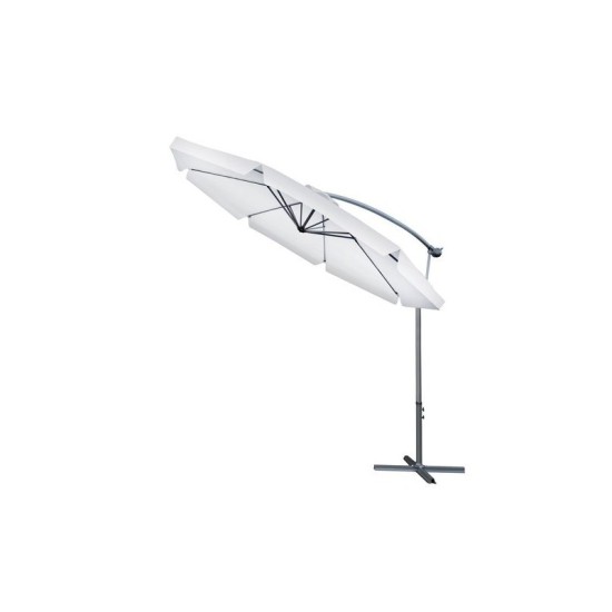 Sodo skėtis su 3.5 m. prailginimo rankena - šviesiai pilkas