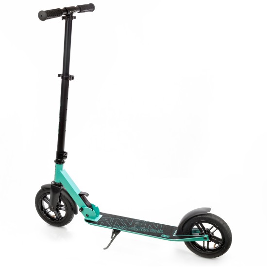Aliuminis paspirtukas RAVEN Snug AIR WHEEL MINT 20 cm. su pripučiamais ratais
