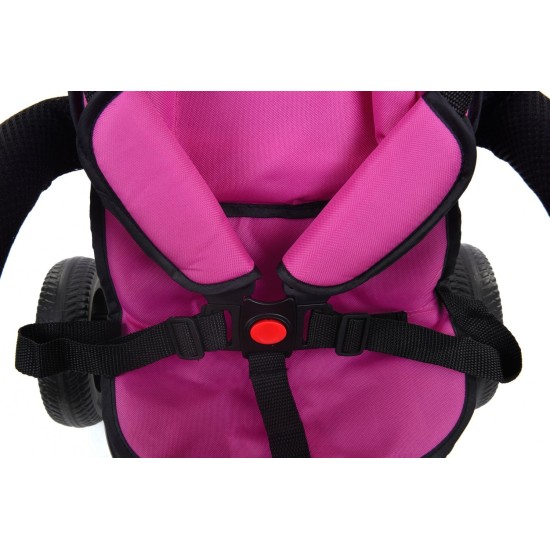 Vaikiškas triratukas Funfit Kids Twist Rose