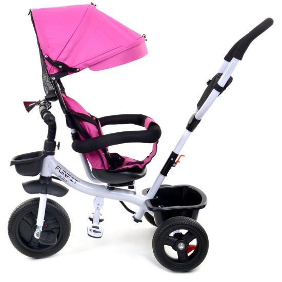 Vaikiškas triratukas Funfit Kids Twist Rose