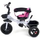 Vaikiškas triratukas Funfit Kids Twist Rose