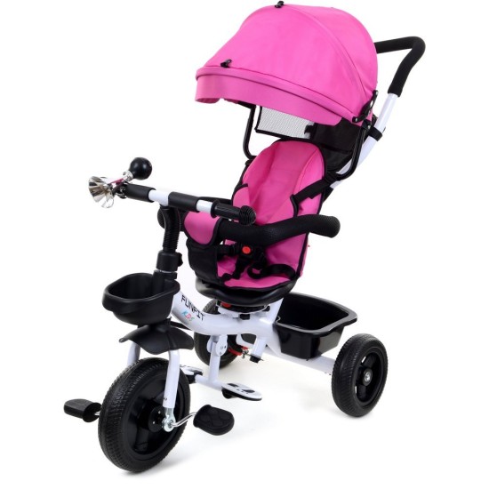 Vaikiškas triratukas Funfit Kids Twist Rose