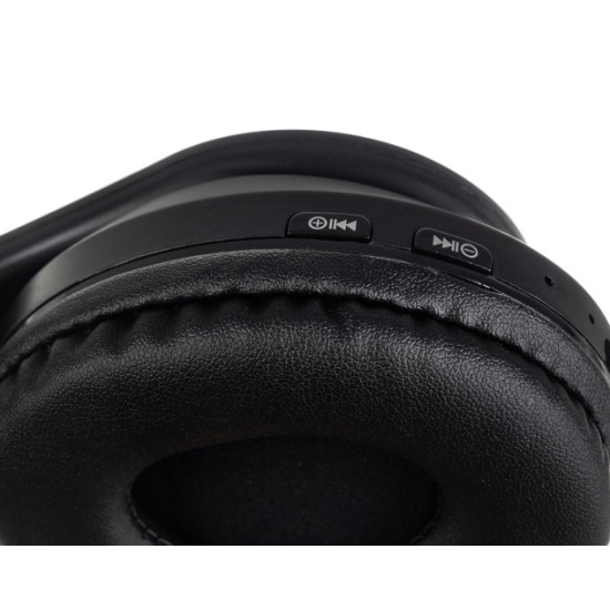 Belaidės „Bluetooth“ ausinės su LED ausimis