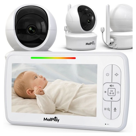 Mobili auklė NannyEye Vision LCD 5.0 HD