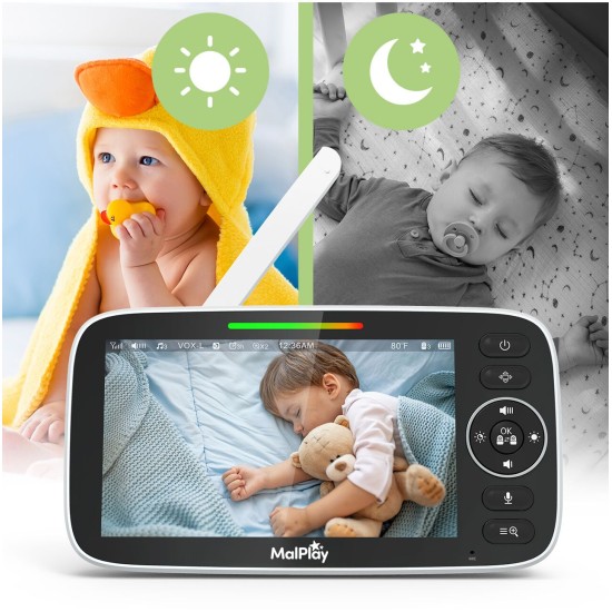 Mobili auklė NannyEye Complex LCD 5.0 HD