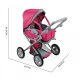 Lėlių vežimėlis Woopie Royal, rožinis 4in1