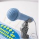 Vaikiškas pianinas 37 klavišų su mikrofonu, mėlynas, USB, MP3