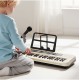 Vaikiškas pianinas 61 klavišų su mikrofonu, USB, LED