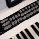 Vaikiškas pianinas 61 klavišų su mikrofonu, USB, LED