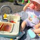 Žaislinė virtuvės kriauklė su indais ir bėgančiu vandeniu 2in1, Mėlyna