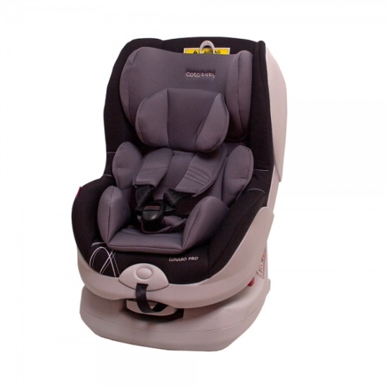 Coto Baby Lunaro PRO IsoFix su papildomu diržu pilka 0-18 Kg