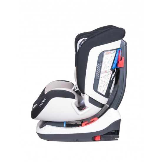 Automobilinė kėdutė COLETTO VENTO ISOFIX raudona 0-25 kg.