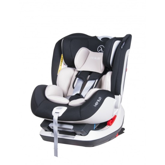 Automobilinė kėdutė COLETTO VENTO ISOFIX raudona 0-25 kg.