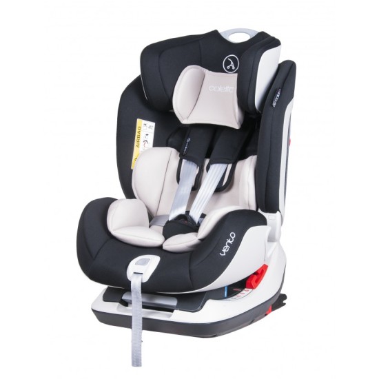 Automobilinė kėdutė COLETTO VENTO ISOFIX raudona 0-25 kg.