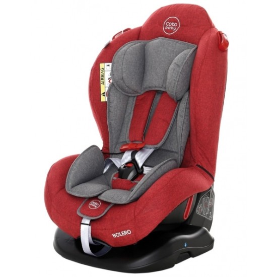 Autokėdutė Coto Baby Bolero 0-25kg Raudona.