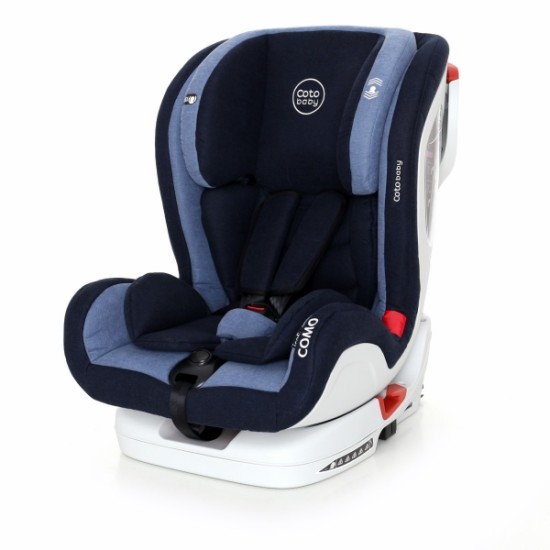 Autokedutė Coto Baby Como IsoFix Mėlyna Melange 9-36 Kg