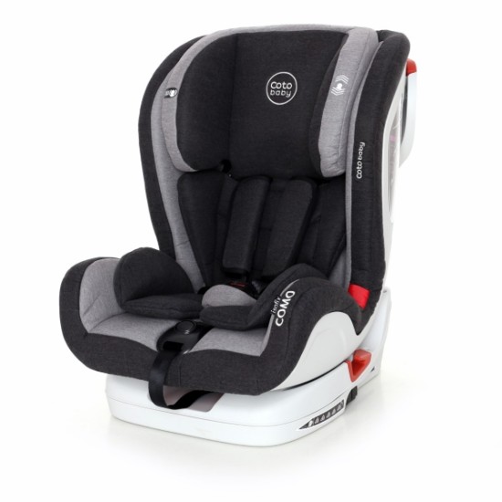 Autokedutė Coto Baby Como IsoFix Pilka Melange 9-36 Kg