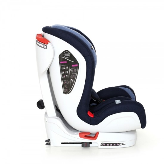 Autokedutė Coto Baby Como IsoFix Pilka Melange 9-36 Kg