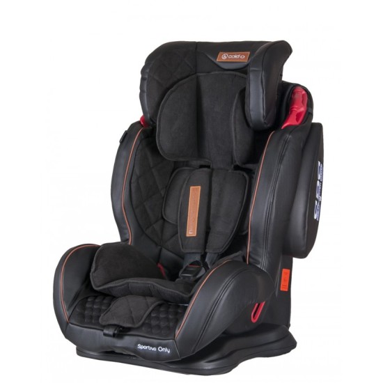 Automobilinė kėdutė COLETTO SPORTIVO ONLY juoda 9-36 Kg.