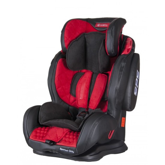 Automobilinė kėdutė COLETTO SPORTIVO ONLY raudona 9-36 Kg.