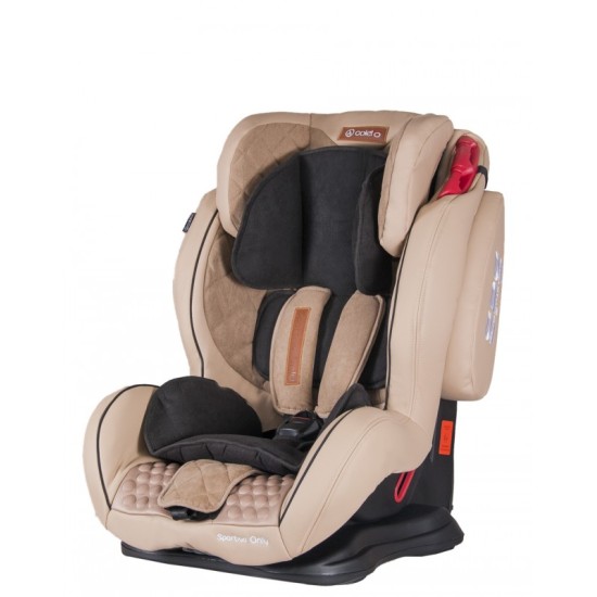 Automobilinė kėdutė COLETTO SPORTIVO ONLY smėlinė 9-36 Kg.