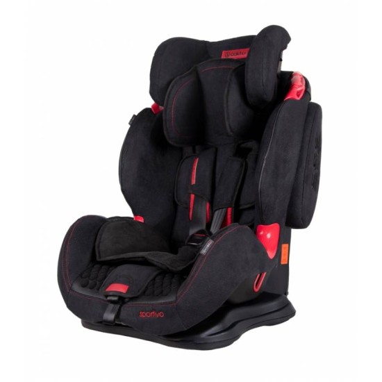 Automobilinė kėdutė COLETTO SPORTIVO juoda 9-36 Kg.