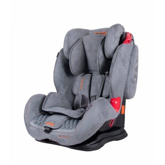Automobilinė kėdutė COLETTO SPORTIVO šviesiai pilka 9-36 Kg.