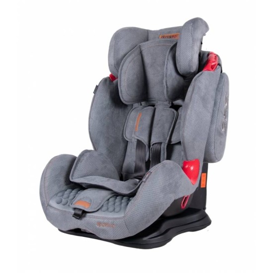 Automobilinė kėdutė COLETTO SPORTIVO šviesiai pilka 9-36 Kg.