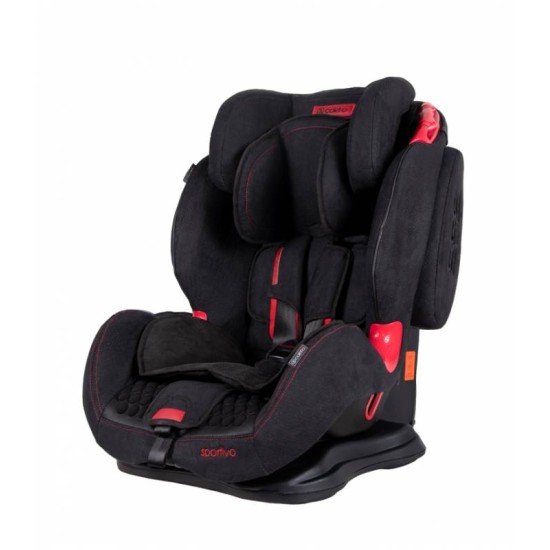 Automobilinė kėdutė COLETTO SPORTIVO juoda 9-36 Kg.