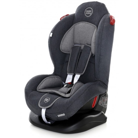 Autokėdutė 9-25 kg Coto Baby Swing Tamsiai pilka