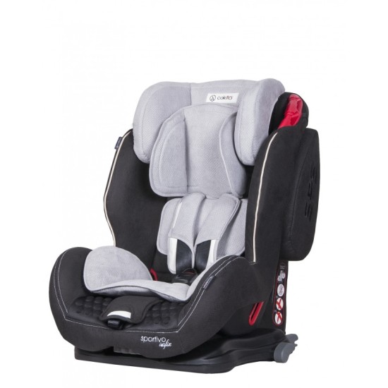 Automobilinė kėdutė COLETTO SPORTIVO juoda ISOFIX 9-36 Kg.