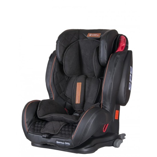 Automobilinė kėdutė COLETTO SPORTIVO ONLY smėlinė ISOFIX 9-36 Kg.