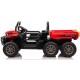 Dvivietis vaikiškas elektromobilis Farmer Truck, raudonas 4x4 300 W