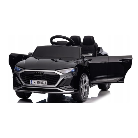 Elektromobilis vaikams Audi E- Tron SQ8, 4x4, juodas
