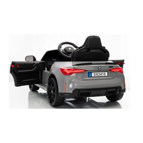 Elektromobilis vaikams BMW  M4, pilkas