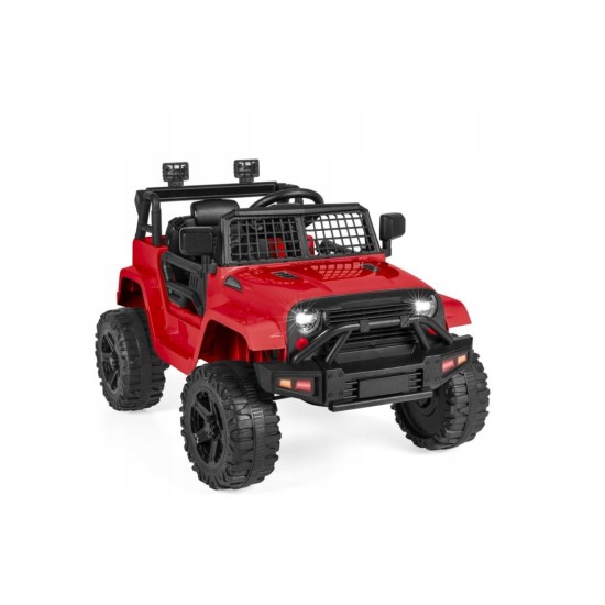 Elektromobilis vaikams Jeep Dark night, raudonas