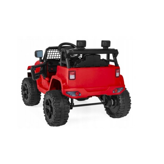 Elektromobilis vaikams Jeep Dark night, raudonas