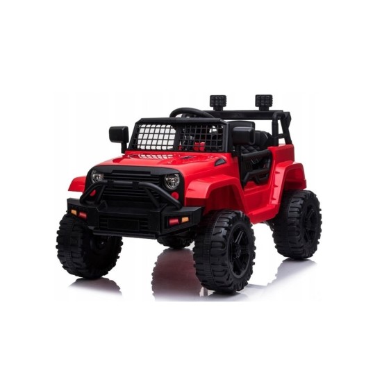Elektromobilis vaikams Jeep Dark night, raudonas