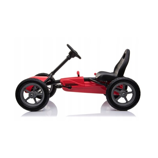 Go-kart Buggy pripučiami ratai, raudona